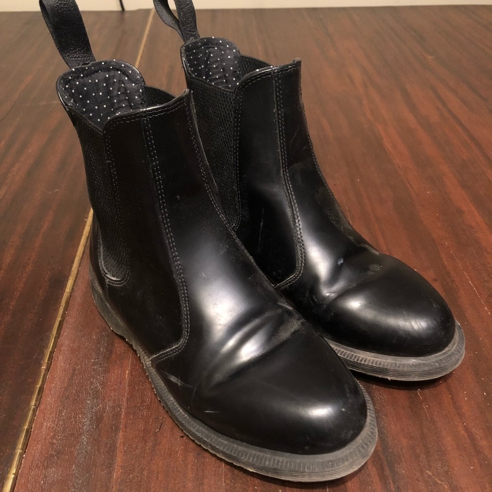 Dr Marten Black Chelsea Boots Size 7